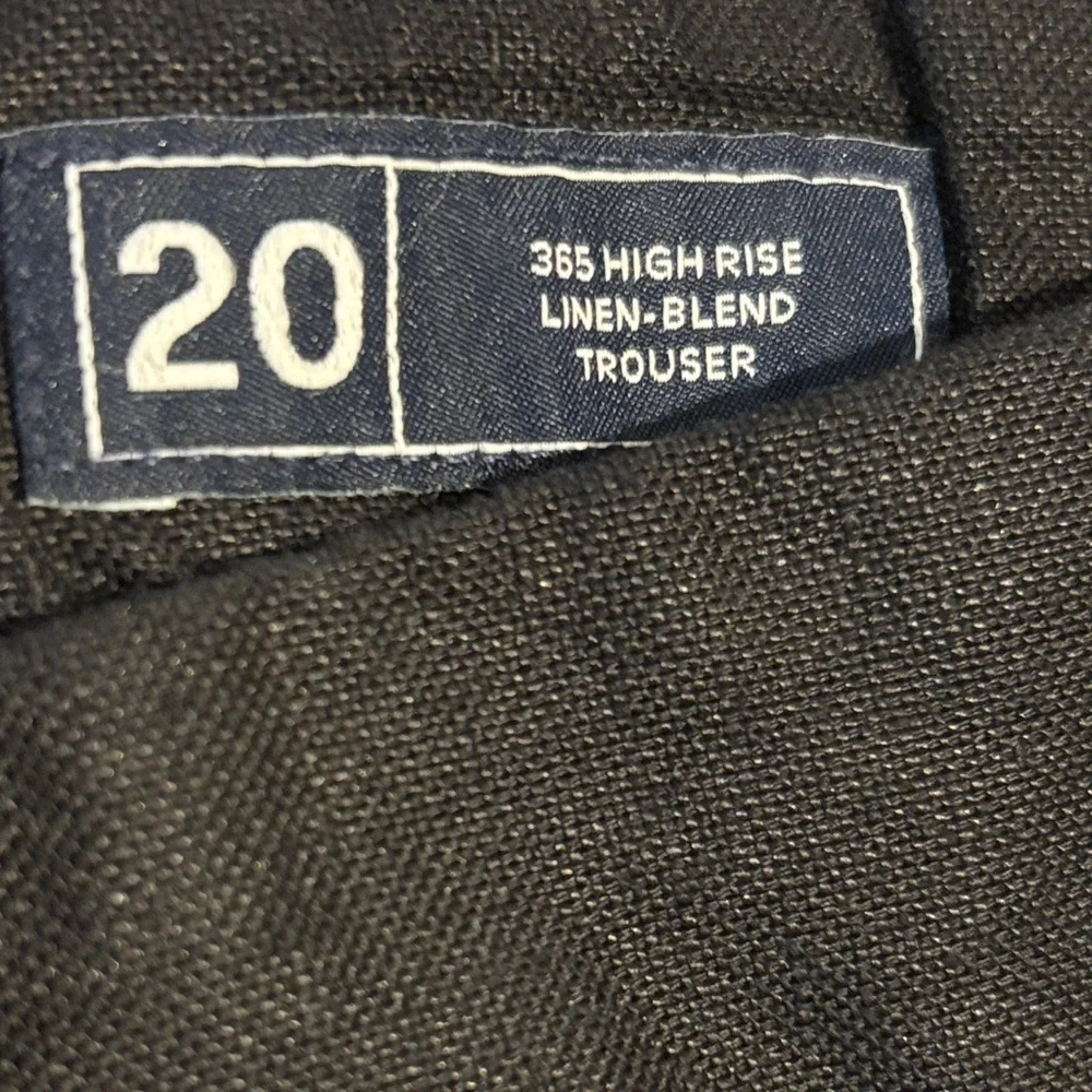 Gap Black wide leg pants trousers 20 New - Picture 9 of 12